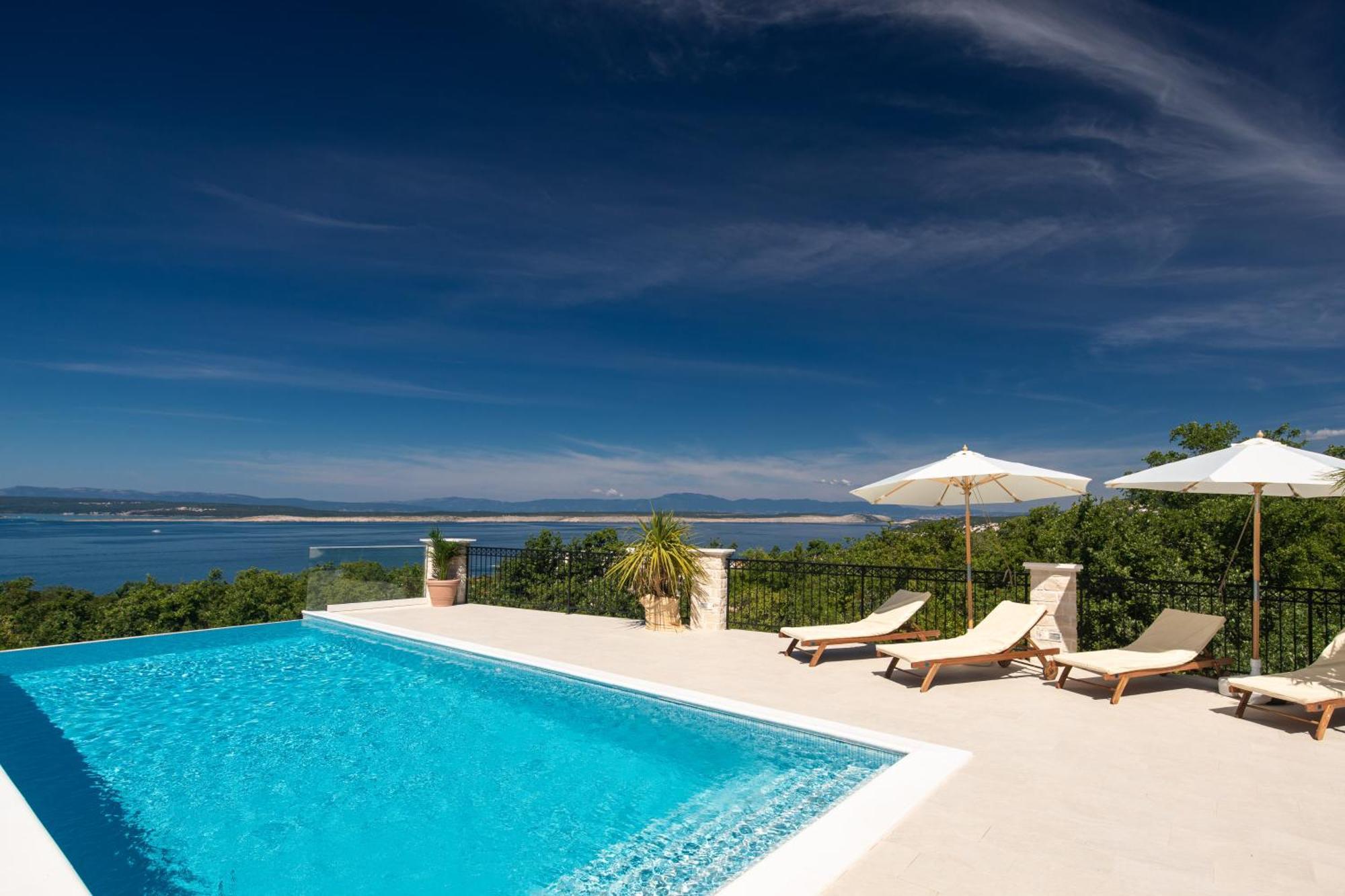 Vespera-infinity Heated Pool Villa Crikvenica